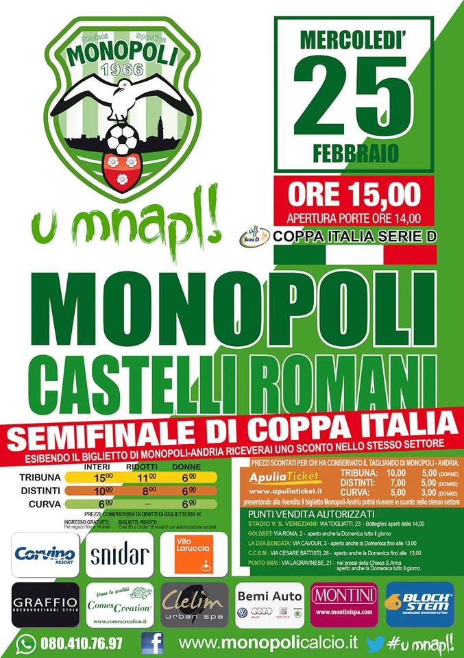 Monopoli-Castelli-Romani