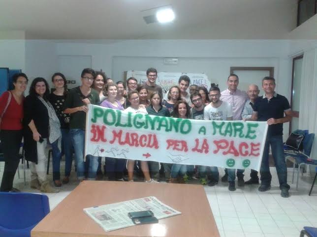 Polignano a Mare alla “Marcia per la pace” di Assisi
