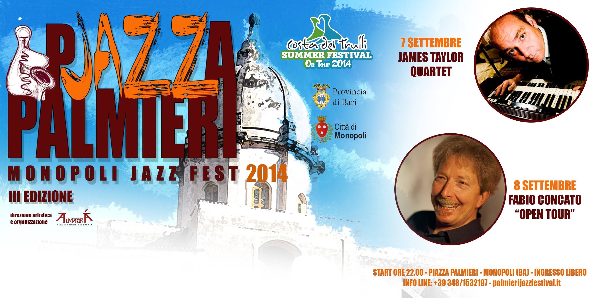 Monopoli: per il Festival Jazz 2015 stanziati 30.000 euro