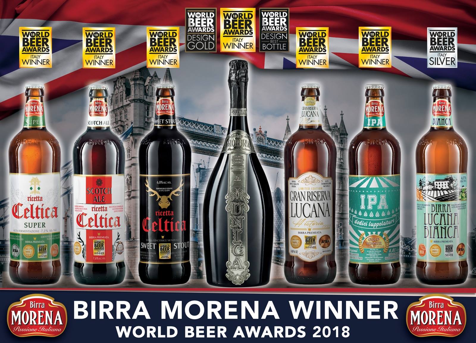 AI WORLD BEER AWARDS BIRRA MORENA UNICA E’ … UNICA