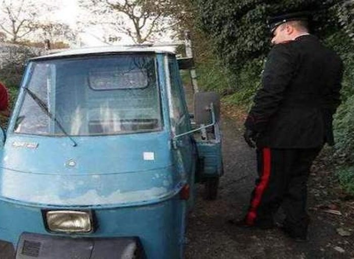 TURI Arrestato minorenne di Casamassima: aveva rubato l’Ape ad un bracciante