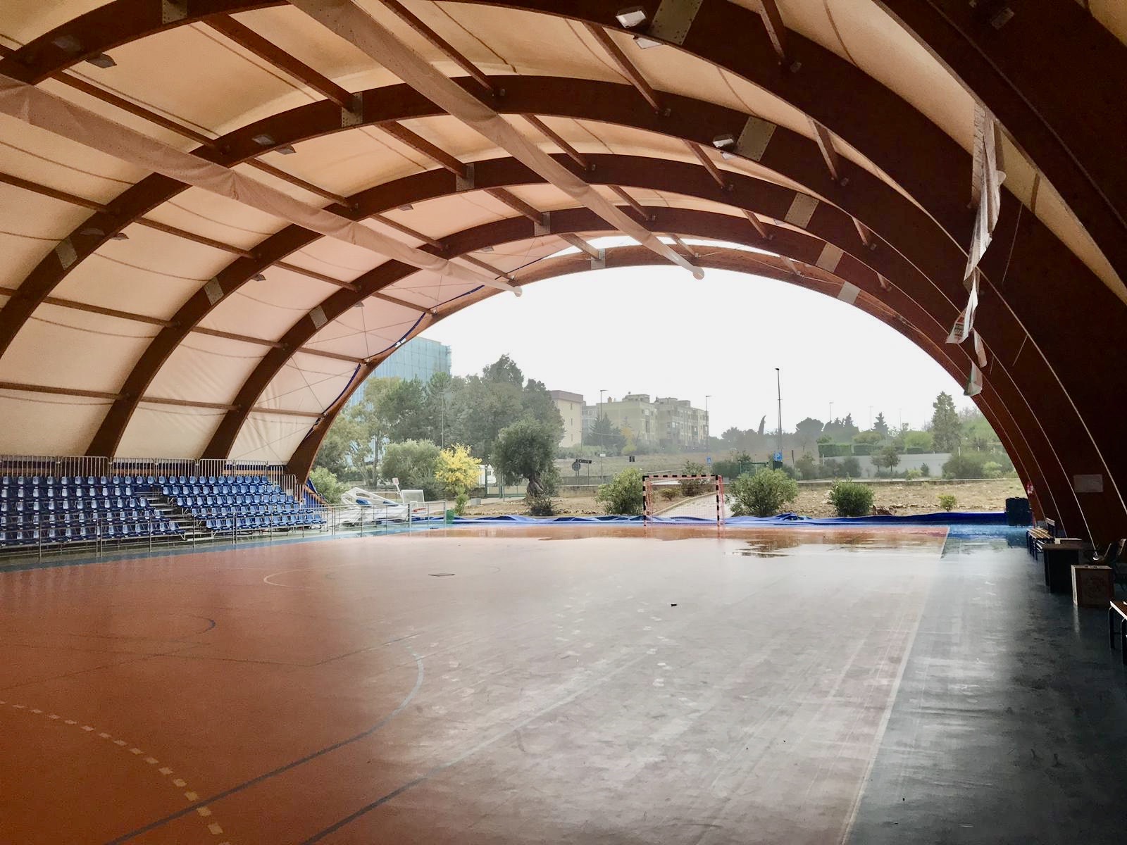 400 - Maltempo, danneggiamenti Pala Valle d'Itria