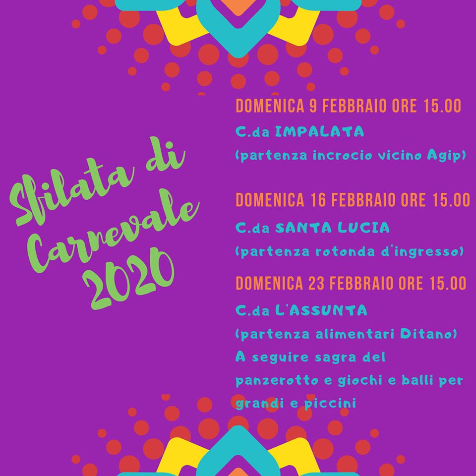 Carnevale 2020 Monopoli