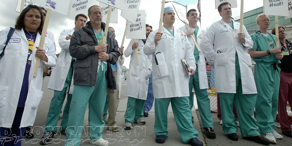 HOSPITAL PAY PROTEST