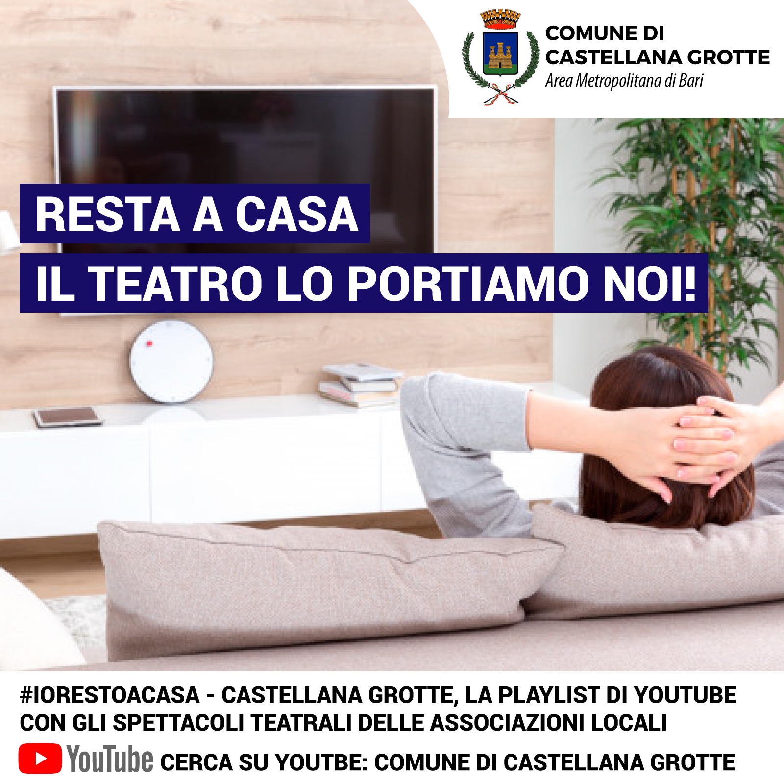 Castellana, grande successo per #iorestoacasa