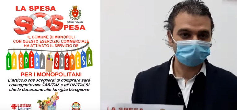 A Monopoli c’è la “spesa sospesa”