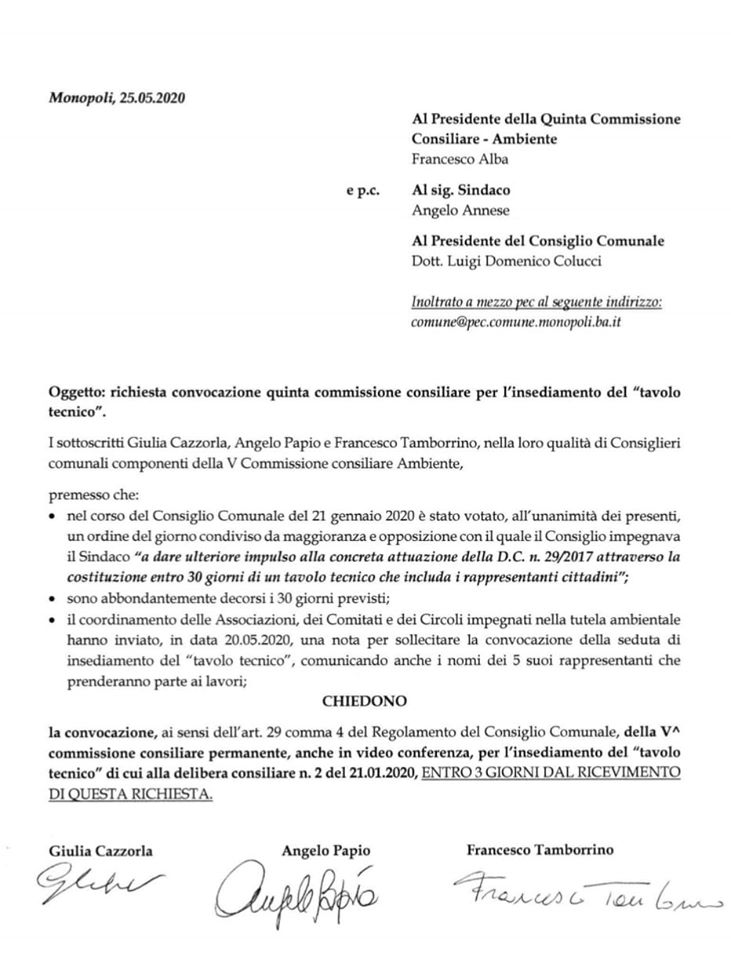 commissione ambiente