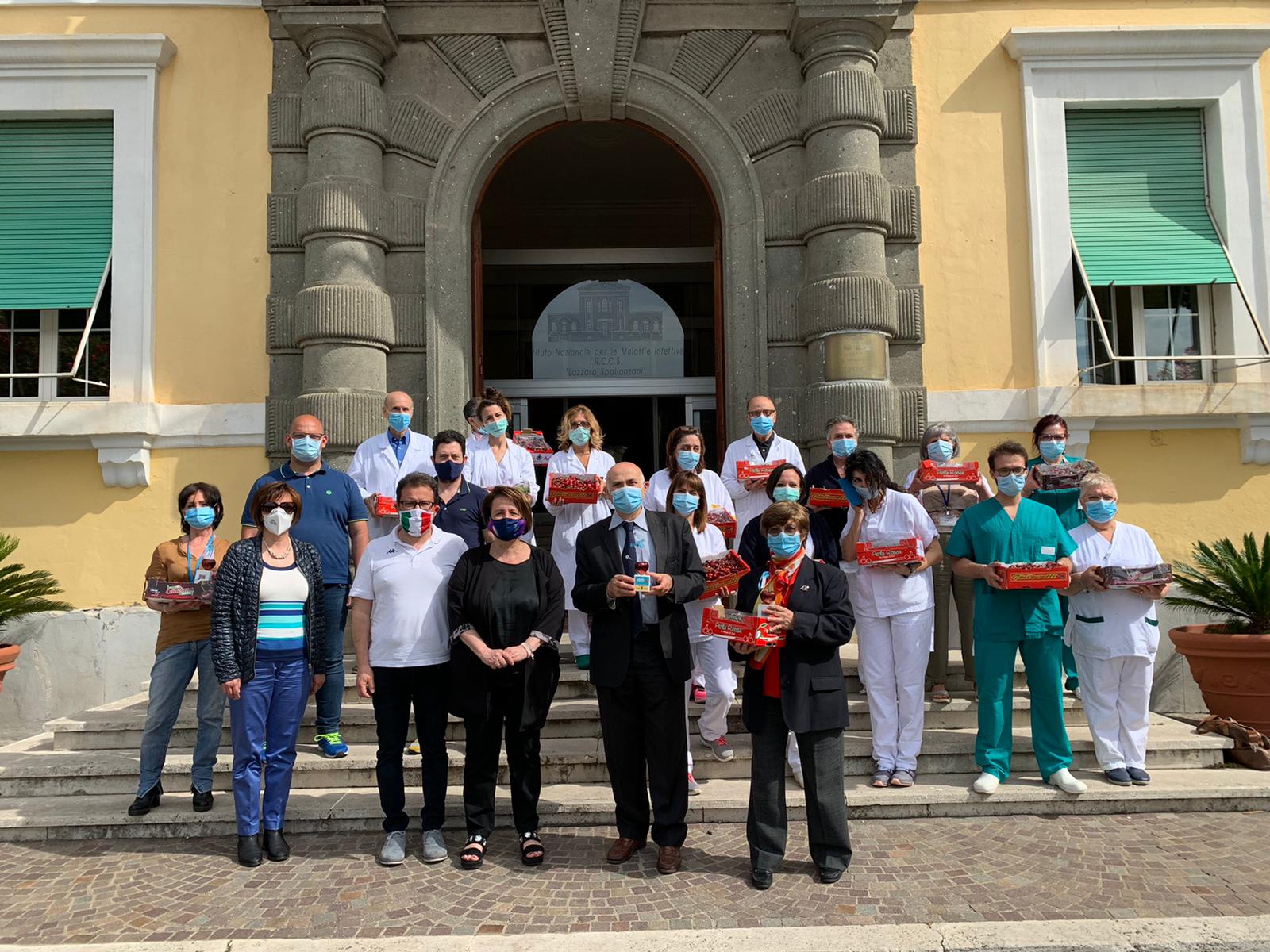 L’oro rosso di Puglia in visita allo Spallanzani