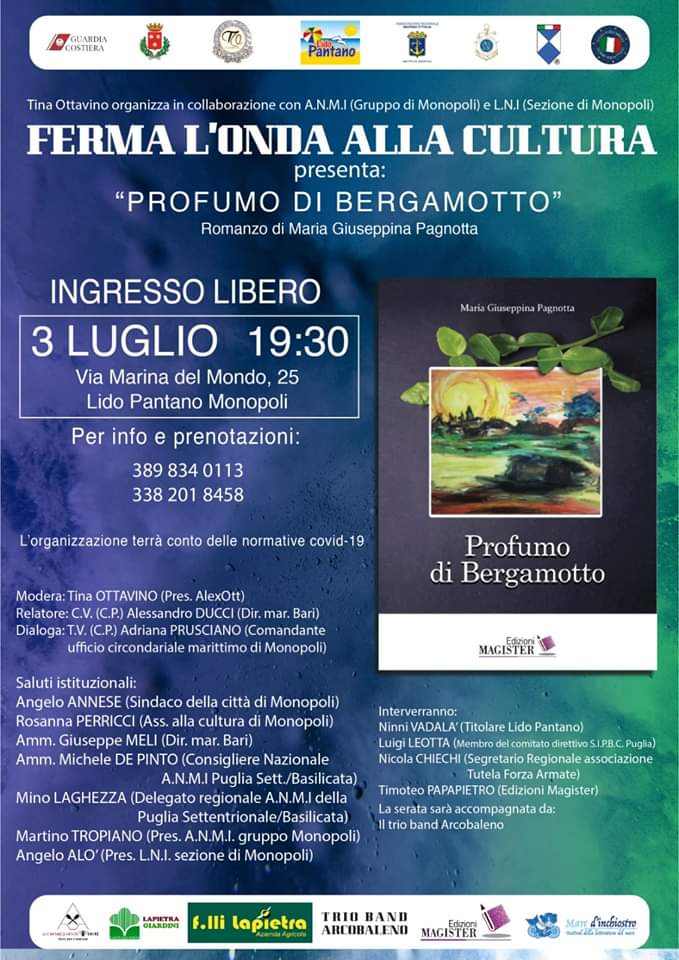 Ferma l’onda alla cultura 2020 a Monopoli