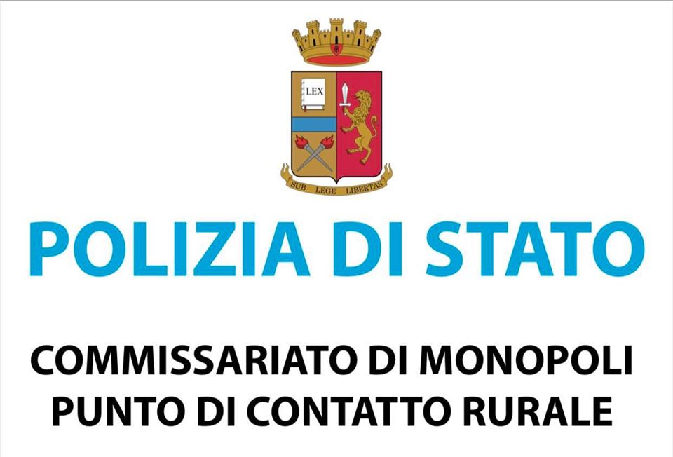Monopoli, la Polizia avrà un “punto di contatto rurale”