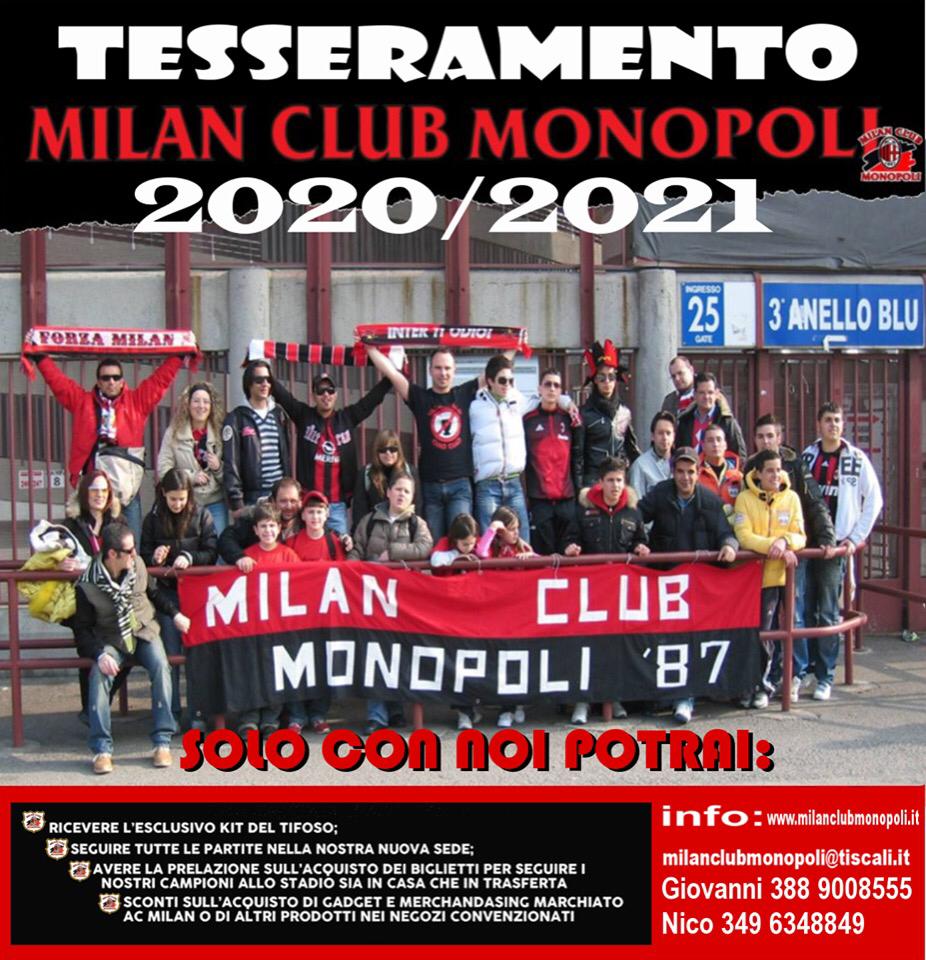 Il Milan Club Monopoli ha inaugurato la stagione sportiva