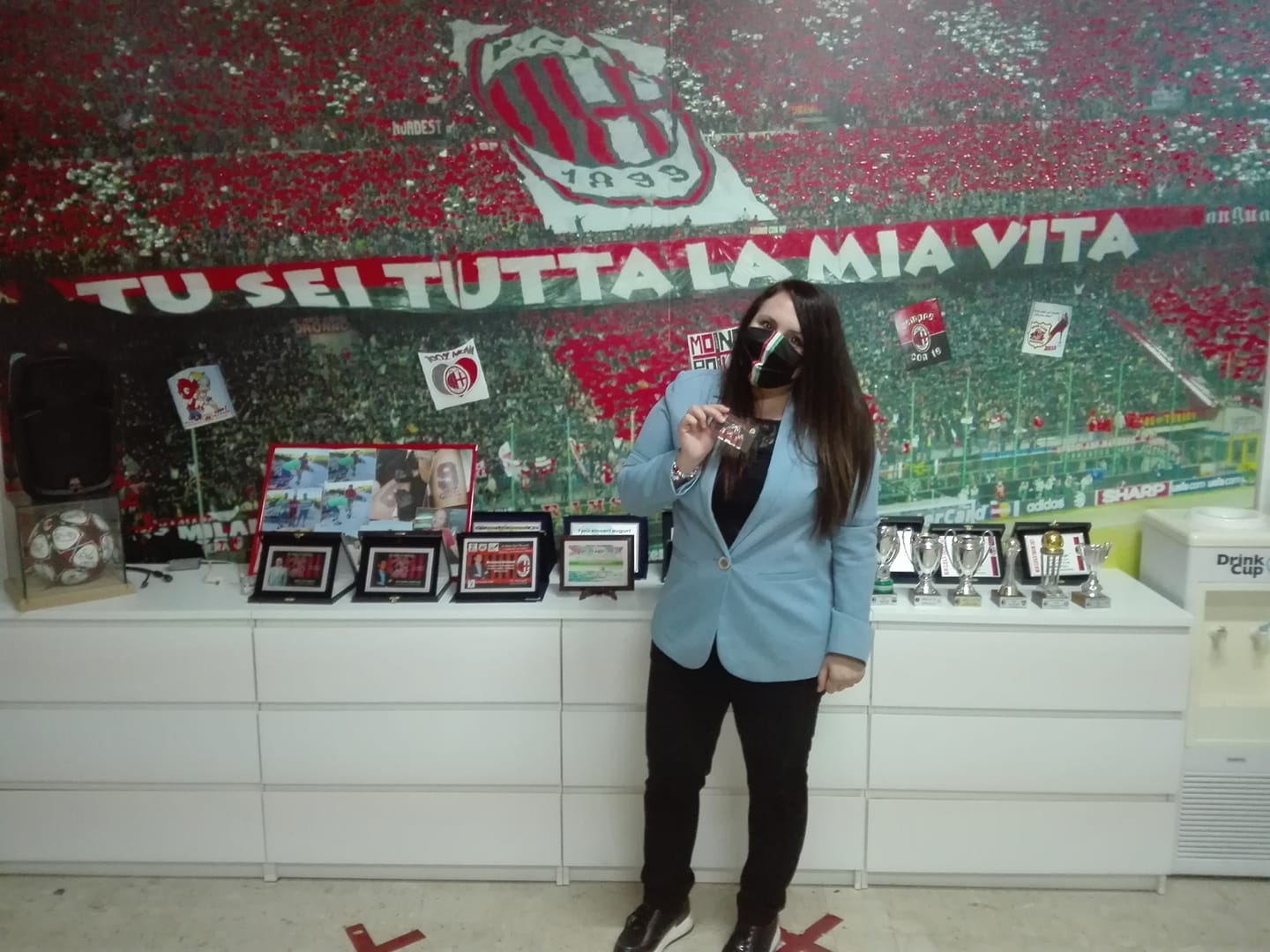 Monopoli, Anna Capra madrina del Milan club