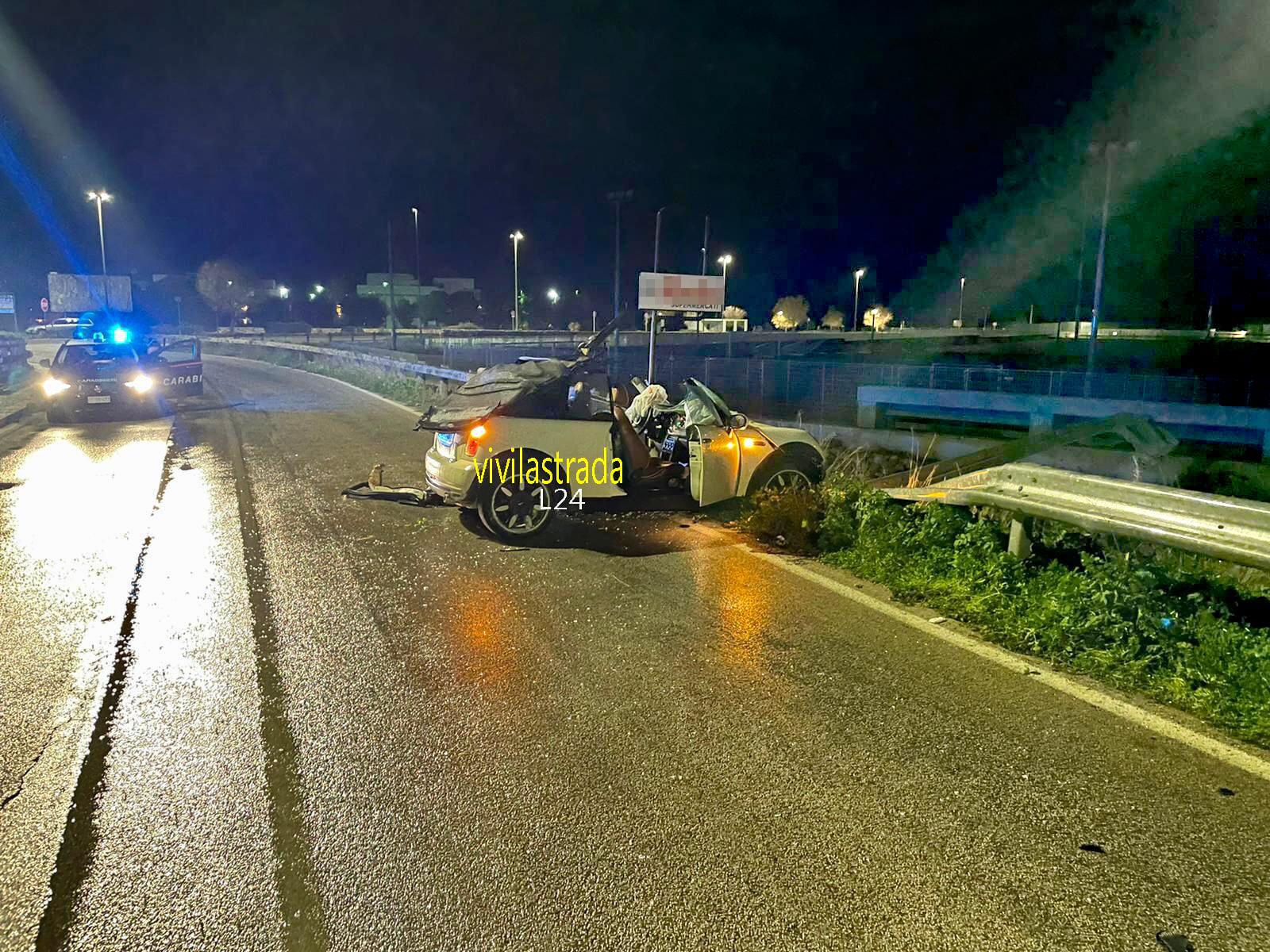 Monopoli, grave incidente stradale lungo la via Traiana