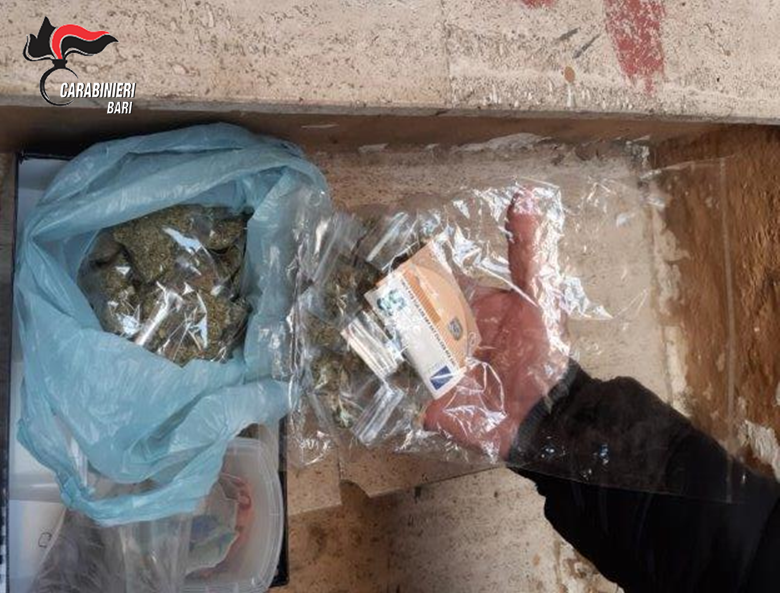 PALO DEL COLLE 1 OCCULTAZIONE DROGA