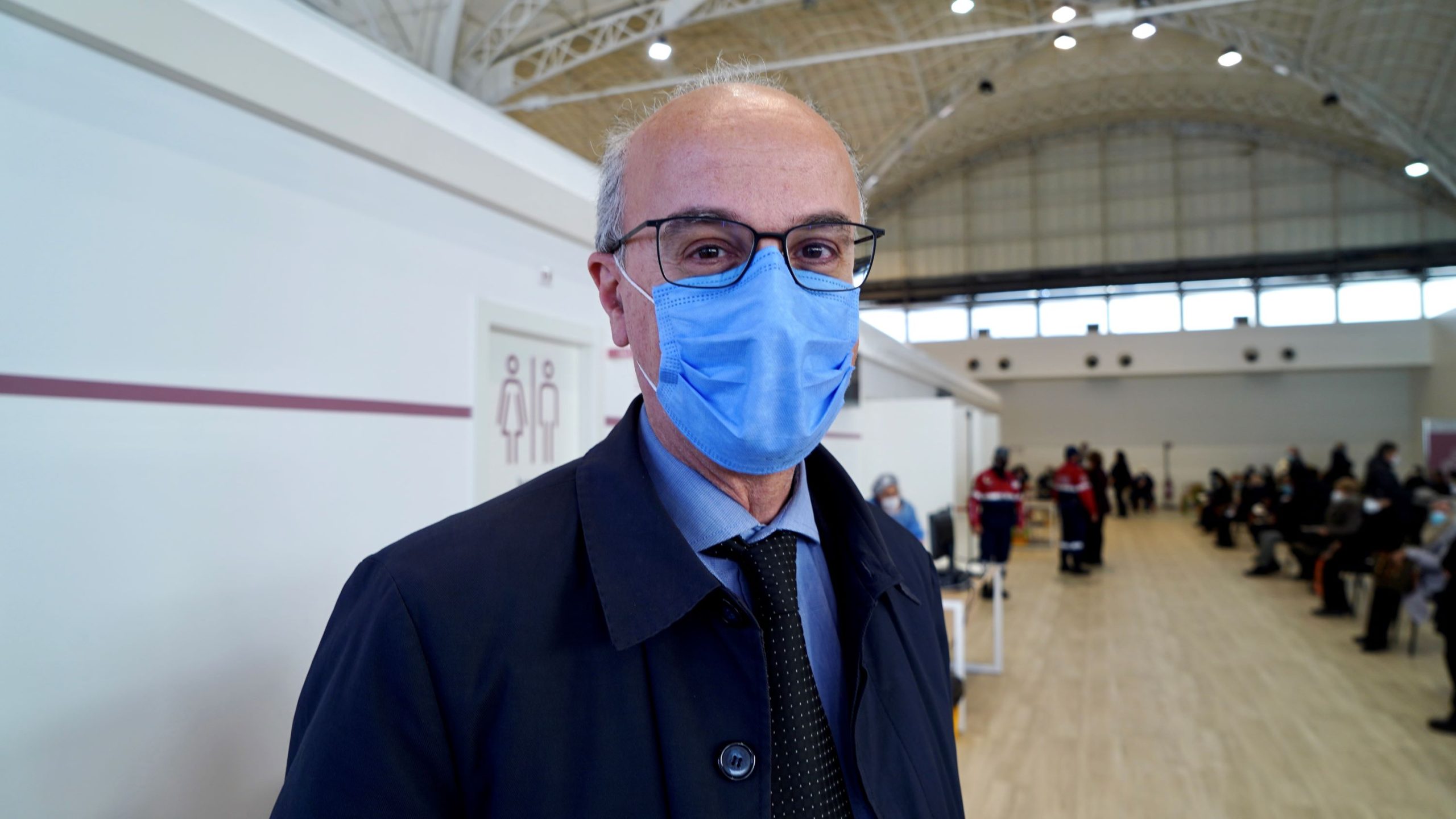 Bari, hub vaccini in Fiera, le dichiarazioni di Lopalco