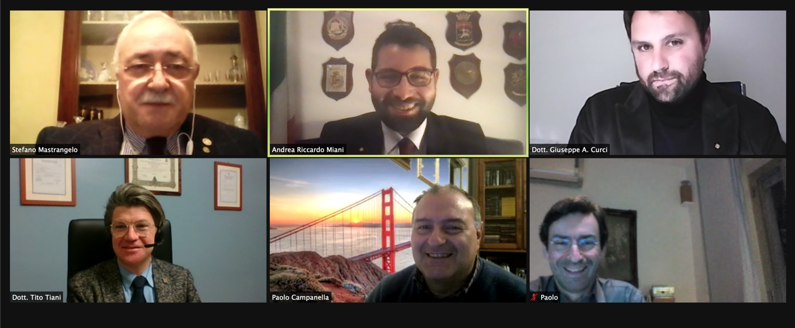 relatori e organizzatori