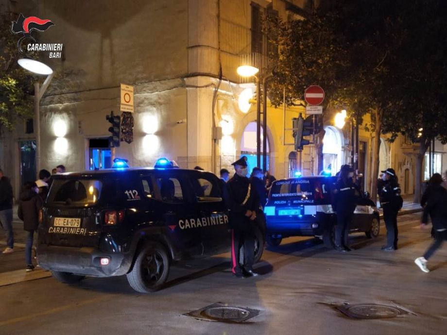 FOTO CONTROLLI COVID TRANI