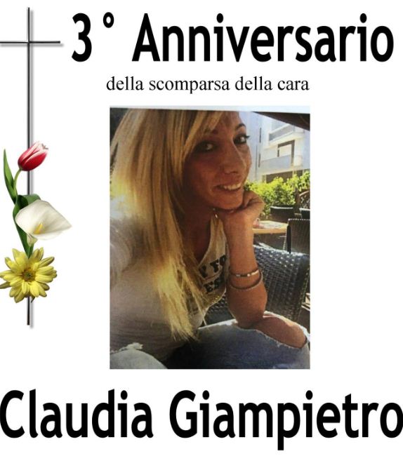 Conversano, commemorata Claudia Giampietro vittima del Raganello