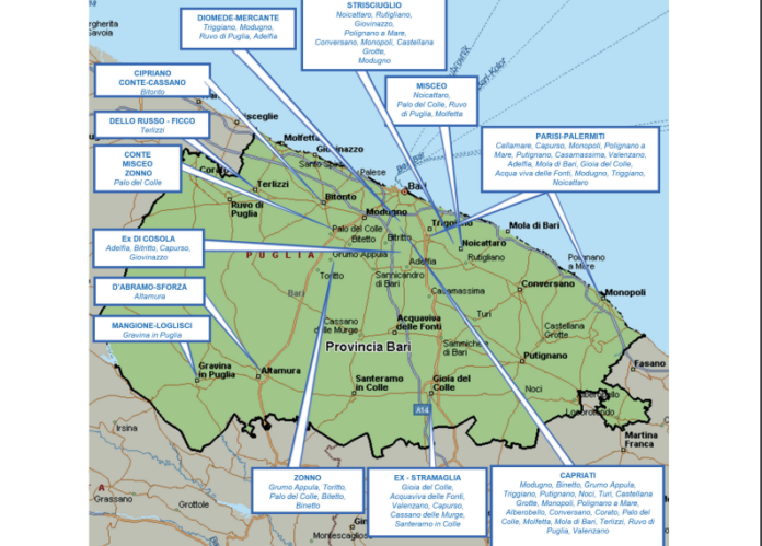 Mafia nel Barese, la mappa dei clan disegnata dalla Dia