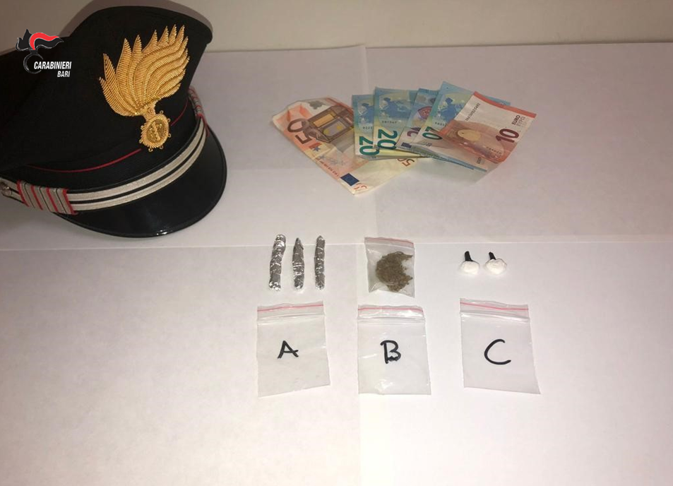 Castellana, arrestato pusher 40enne