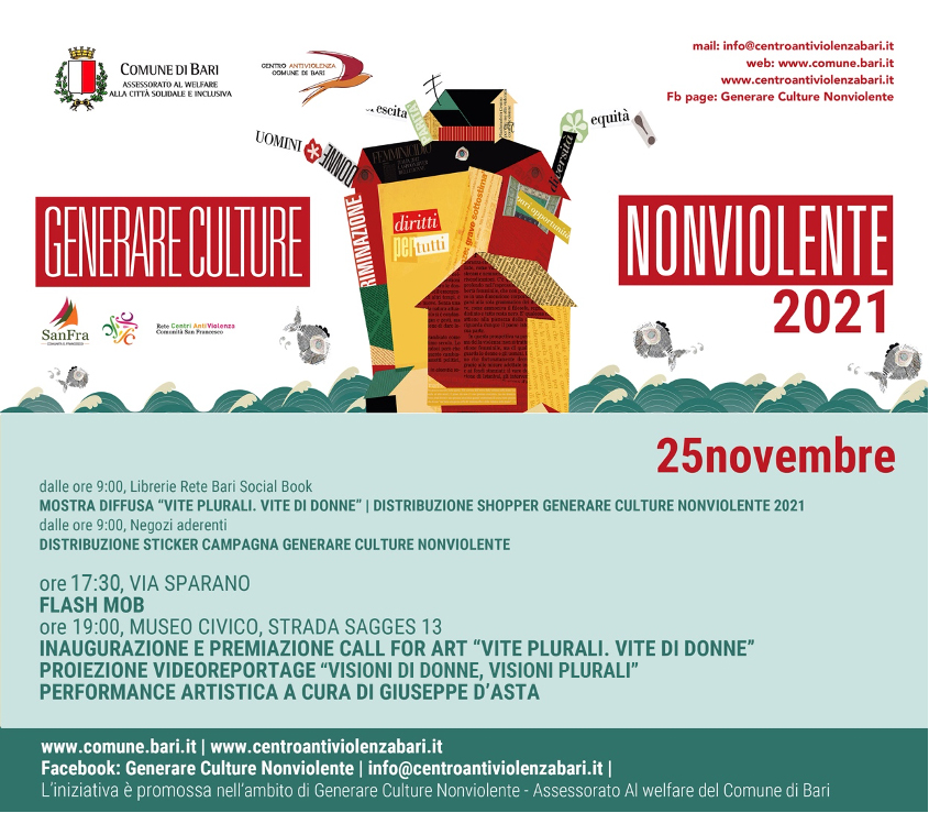 23-11-21 presentata l'edizione 2021 di Generare culture non violente_programma del 25 novembre