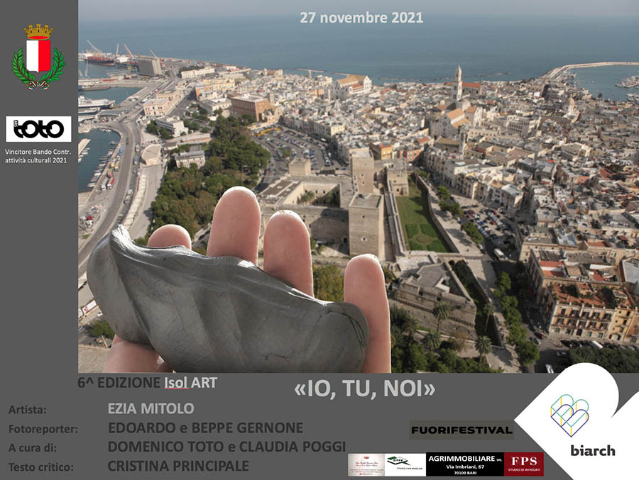 Bari, domani l’assessora Pierucci a “ISOL-ART- Io, tu, noi”