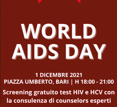 Domani a Bari test HIV salivari rapidi gratuiti