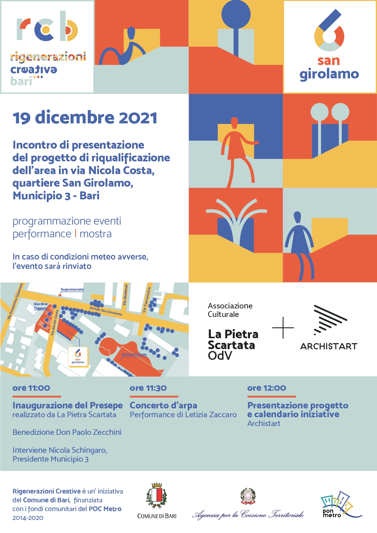 Oggi a Bari sarà presentato il progetto di riqualificazione di via Costa a San Girolamo