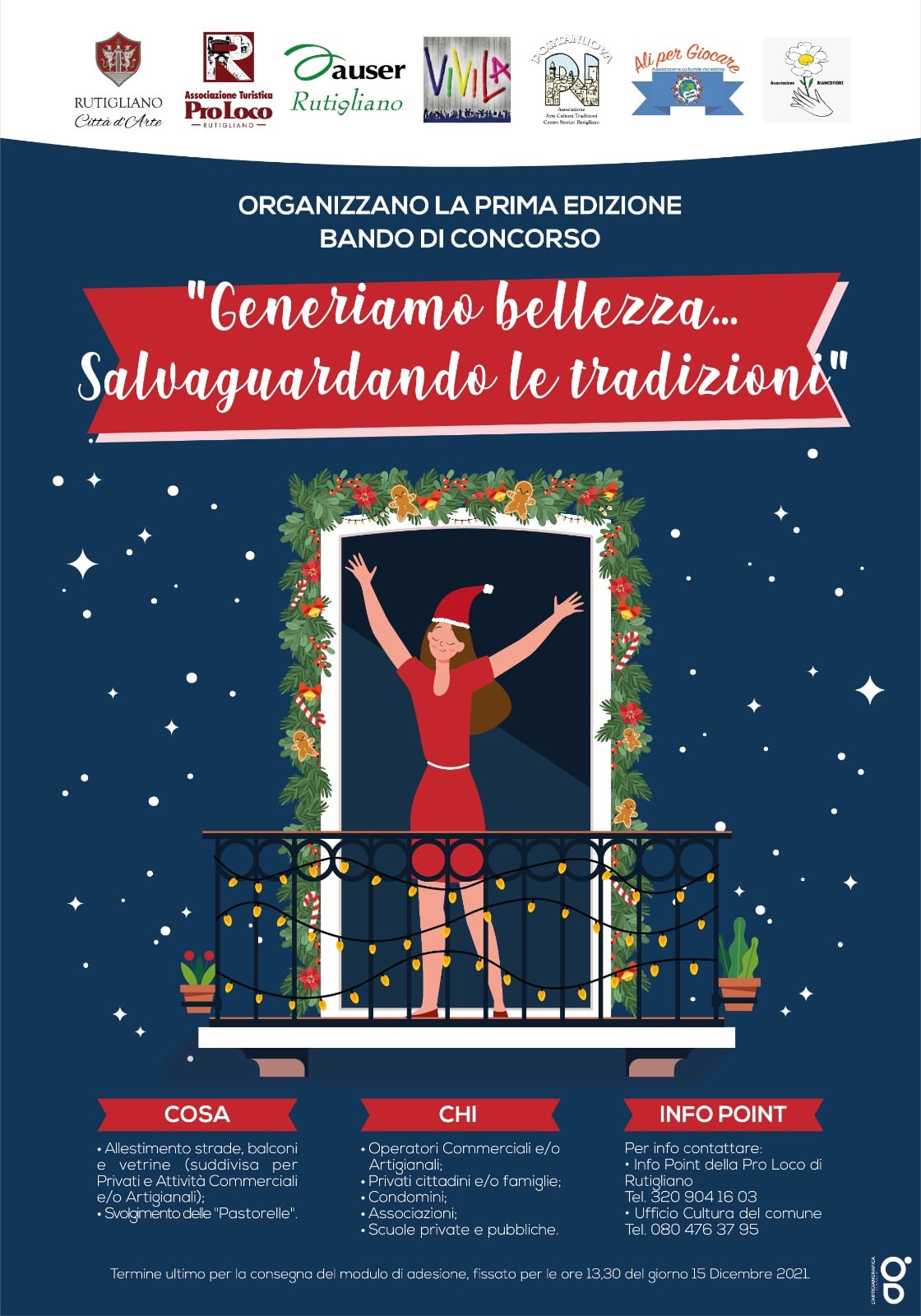 A Rutigliano il concorso natalizio «Generiamo Bellezza»