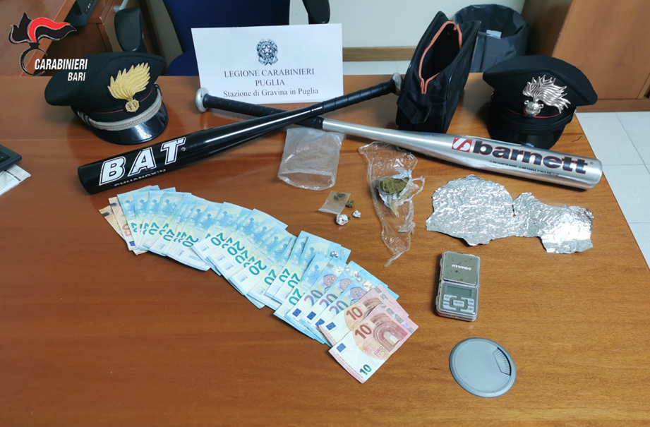 Gravina in Puglia, arrestato giovane pusher