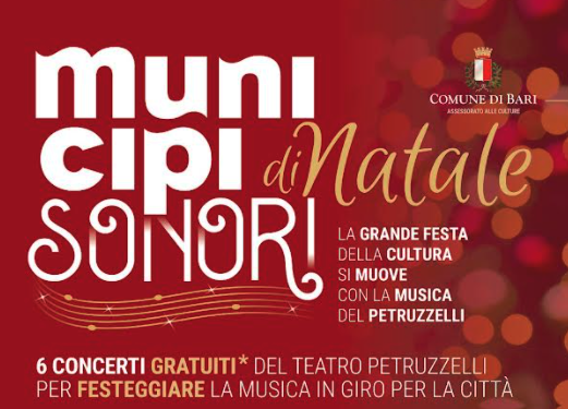 Oggi a Bari, “Municipi Sonori di Natale”