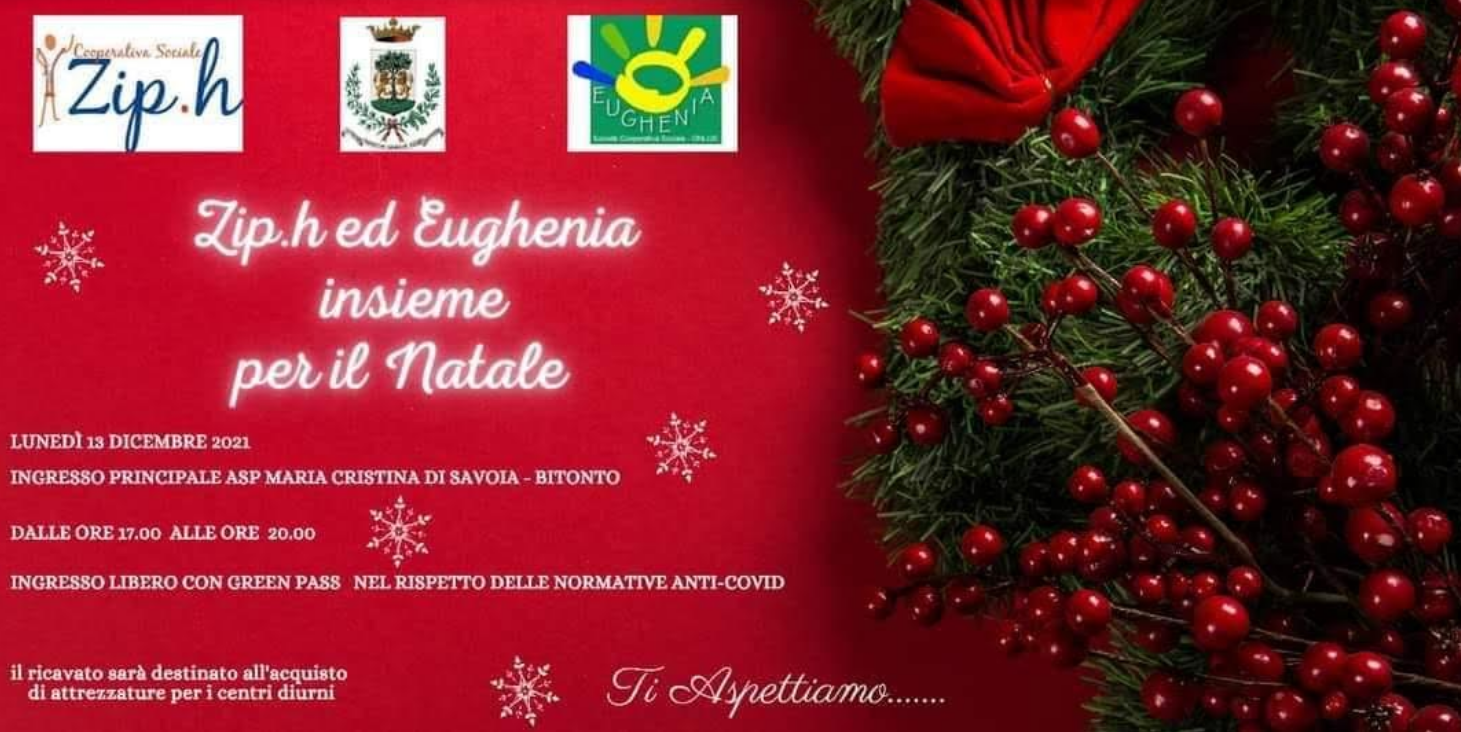A Bitonto il Natale di Zip.H e Eughenia con famiglie e bambini