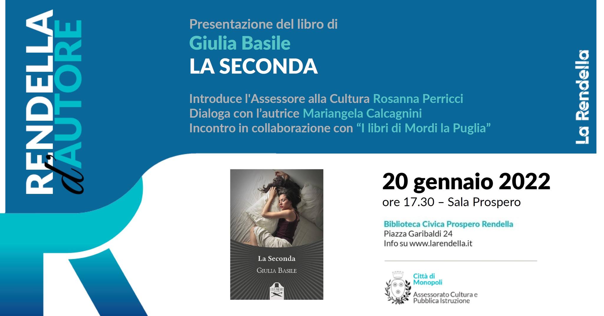 Monopoli, alla Rendella presentazione de “La Seconda”