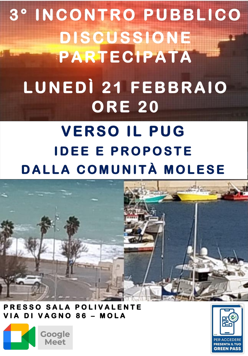 Mola, terzo incontro di “Progetto Mola” e lista civica “Giangrazio di Rutigliano”