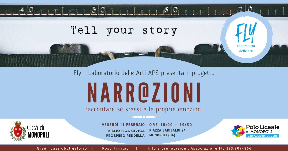 A Monopoli sarà presentato il progetto “NARR@ZIONI