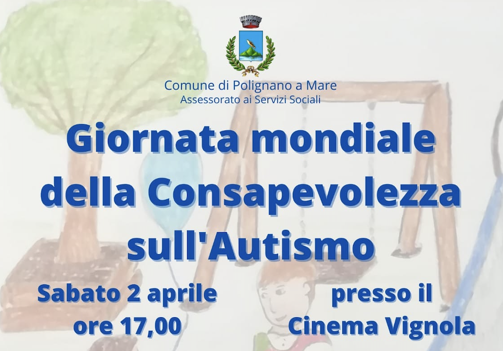 A Polignano, alcune giornate atte a sensibilizzare tutta la cittadinanza sull’Autismo