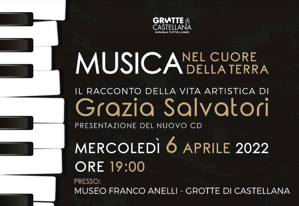 Grotte di Castellana, “Musica nel cuore della terra” al Museo Anelli