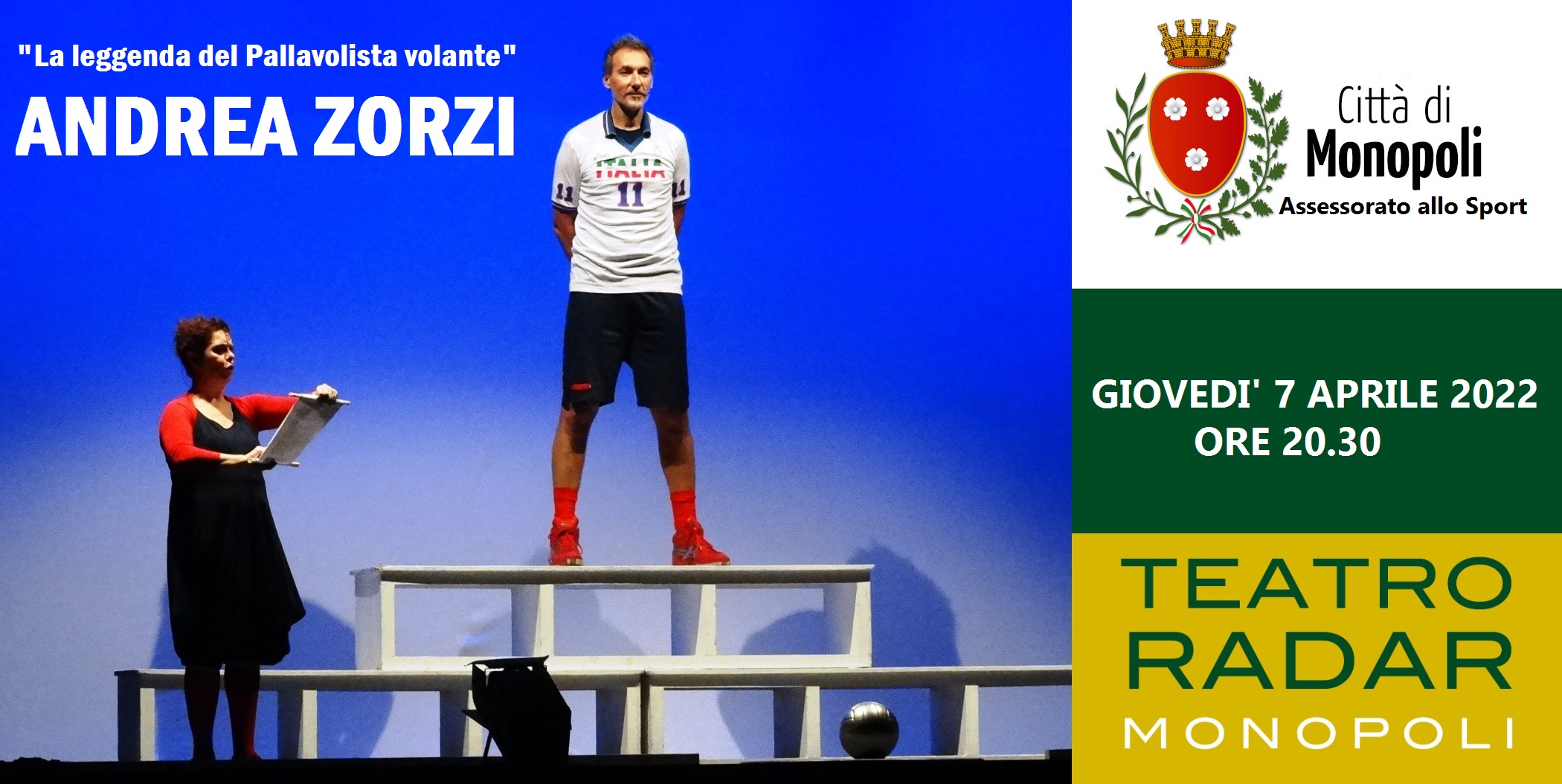 A Monopoli Andrea Zorzi campione mondiale di volley