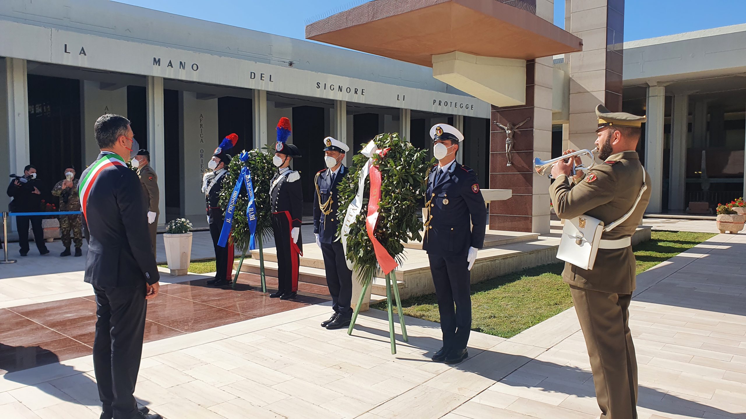 Liberazione, questa mattina il sindaco alla cerimonia commemorativa al Sacrario militare