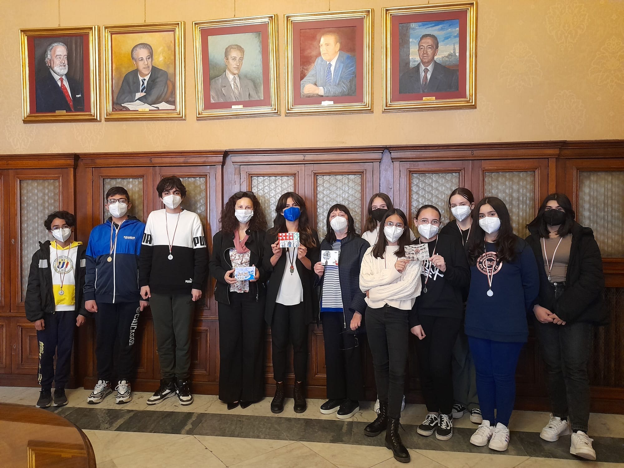 Bari, saluto dell’assessora Romano agli studenti in partenza per un festival di letteratura