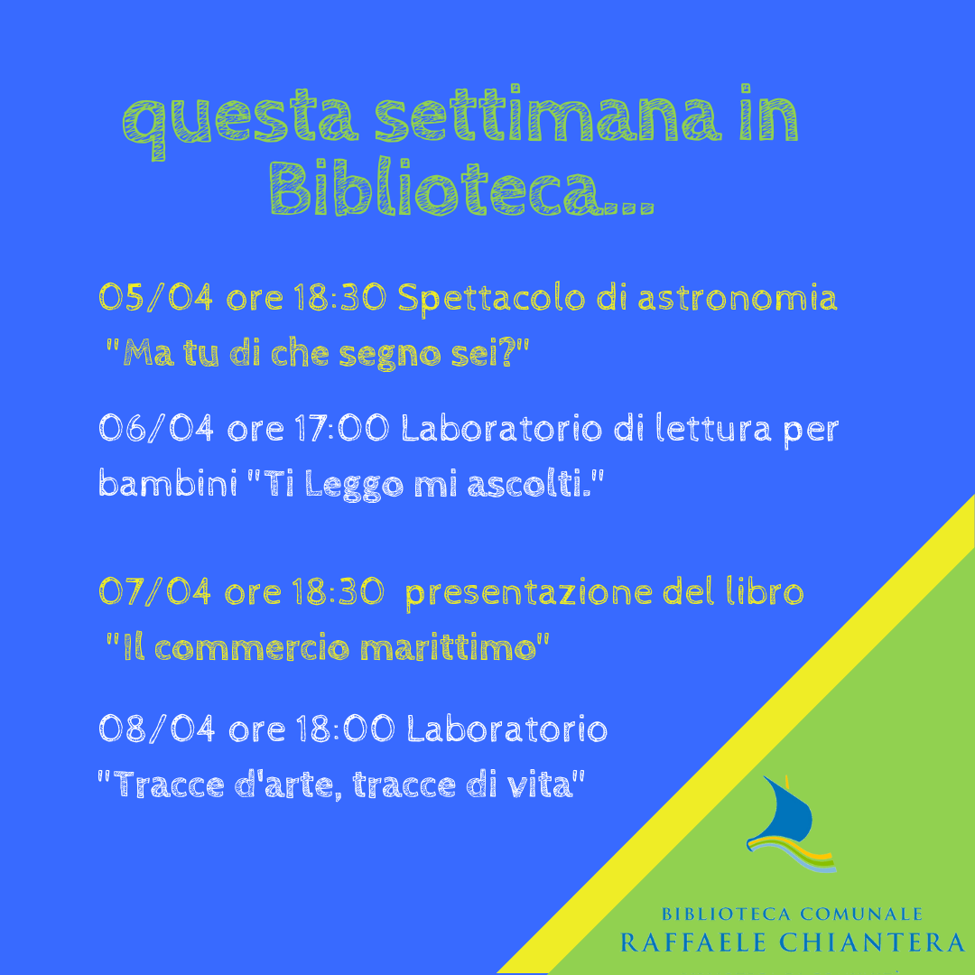 Appuntamento con la cultura in Biblioteca a Polignano