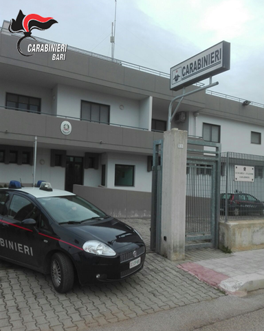 Bitritto: Ordinanza di custodia cautelare nei confronti di 3 persone per spaccio di sostanze stupefacenti e tentata estorsione