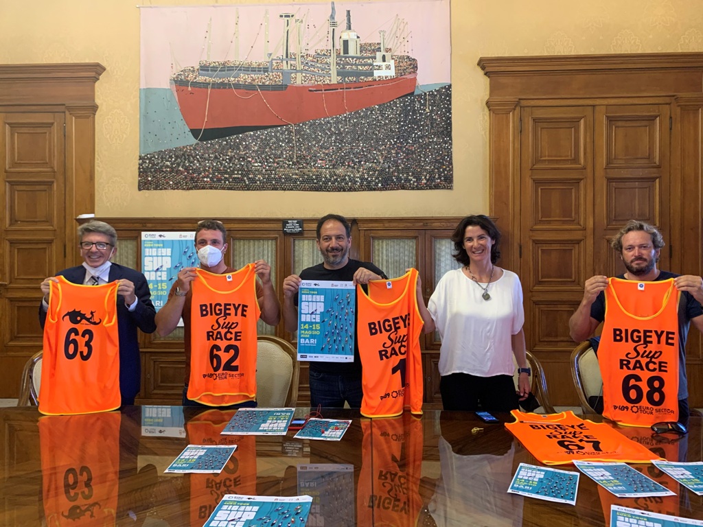 Bigeye sup race Bari è stata presentata la prima tappa barese dell’Euro Tour