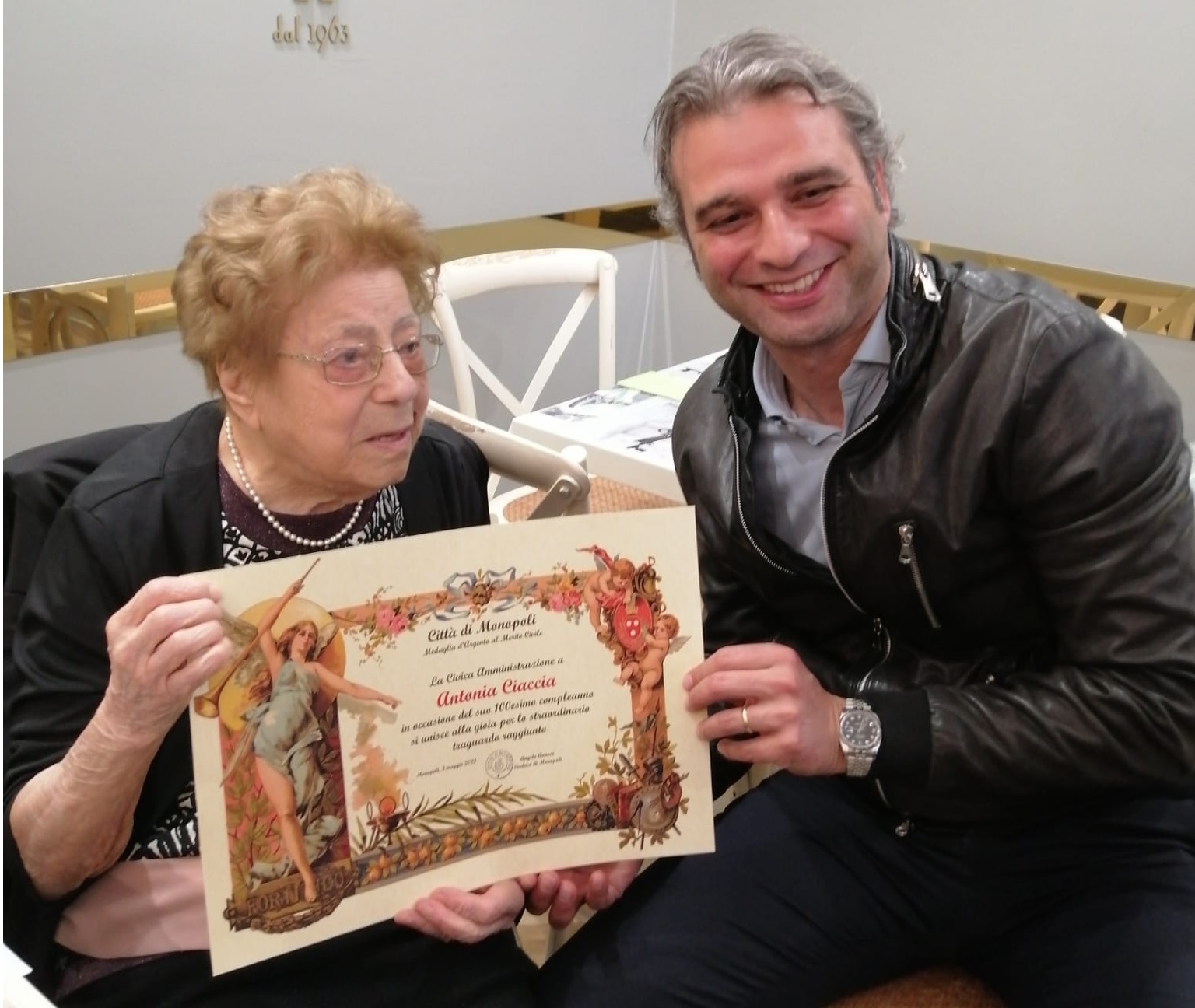 Antonia Ciaccia, un’altra centenaria nella città di Monopoli