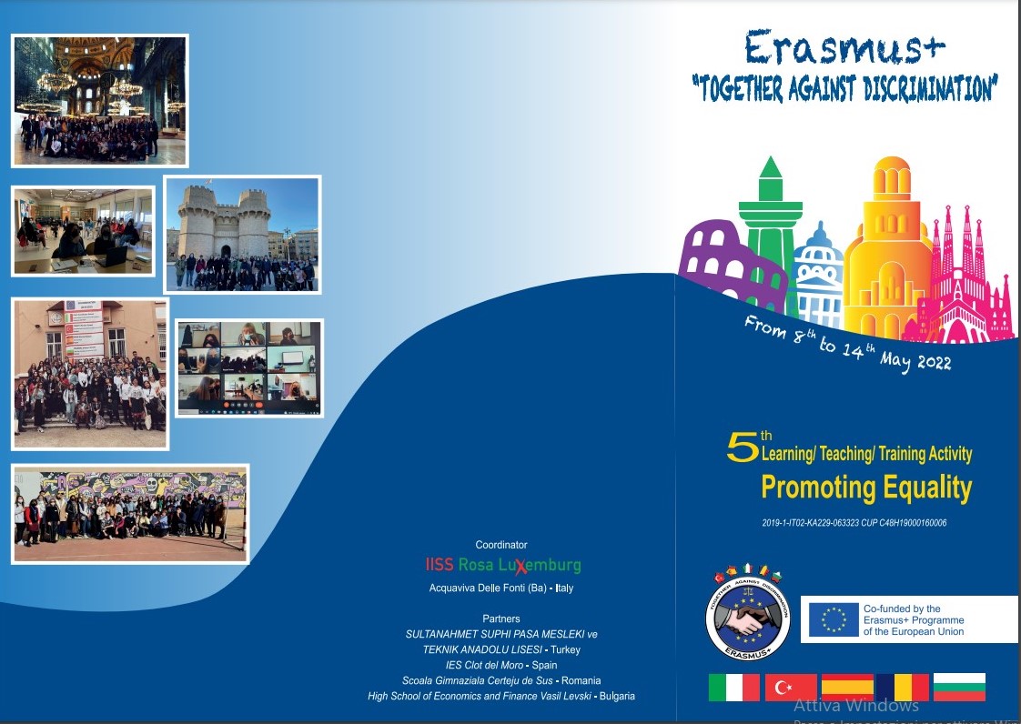 L’IISS Rosa Luxemburg di Acquaviva delle Fonti contro le discriminazioni