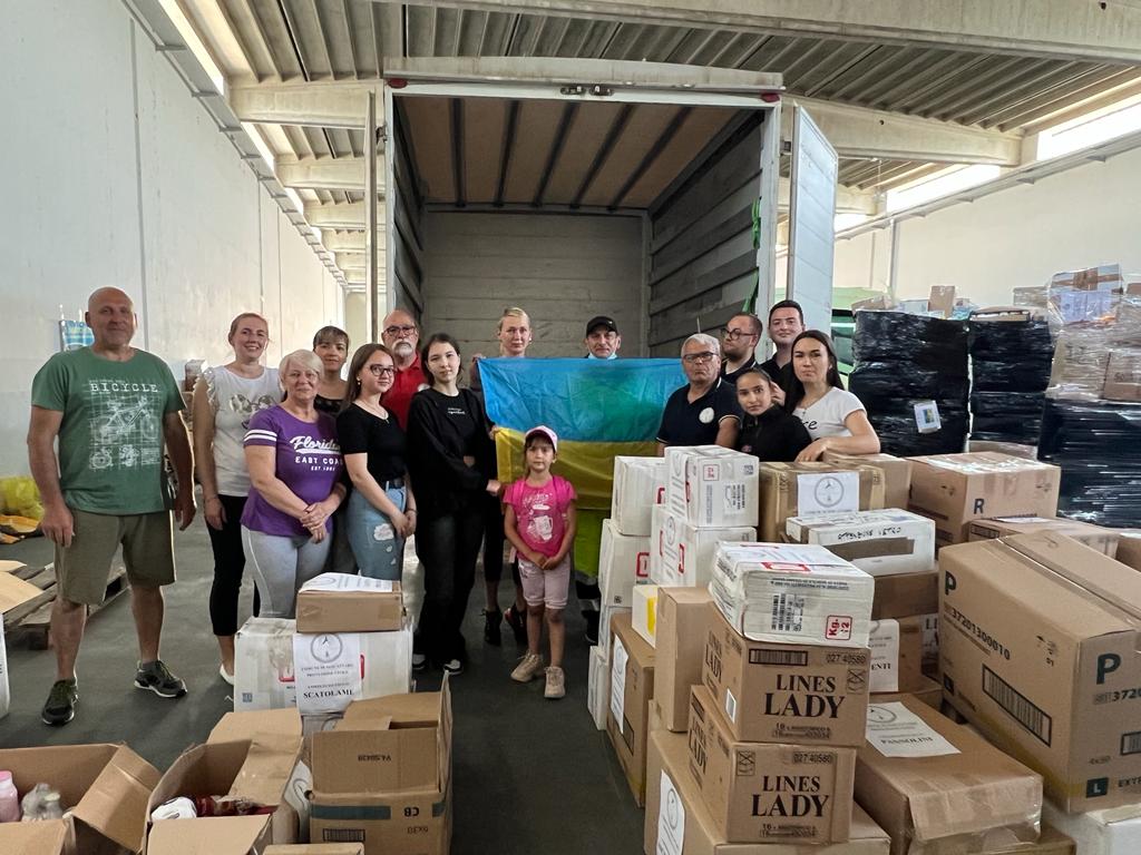 Noicattaro, aiuti umanitari destinati alla popolazione colpita dalla guerra in Ucraina