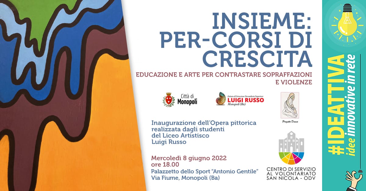 A Monopoli sarà inaugurata una grande opera pittorica dedicata al rispetto