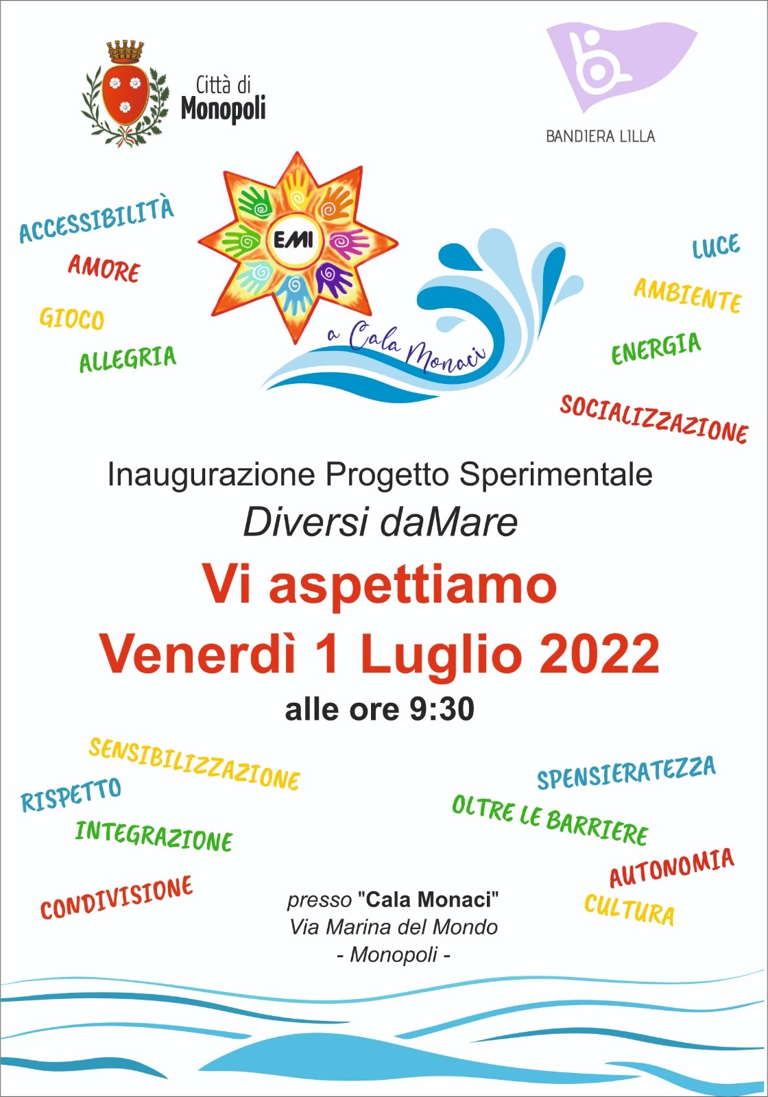 Monopoli, Cala Monaci a misura di disabile