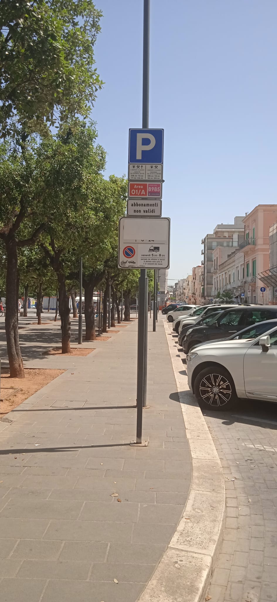 Monopoli, parcheggi, da domani torna “il balzello”