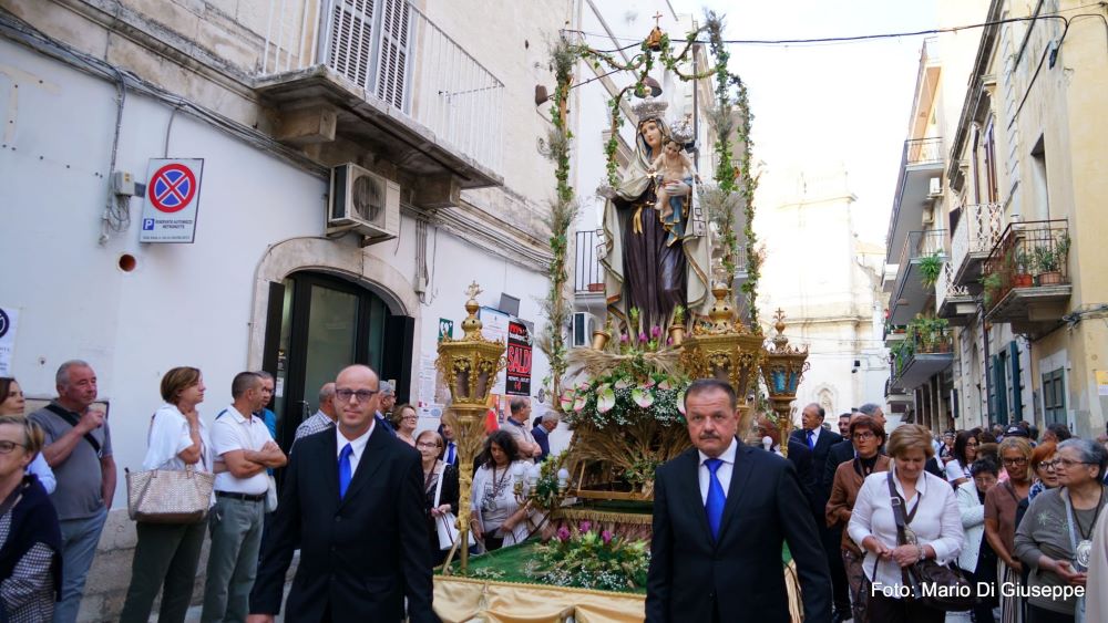Gioia del Colle, tutto pronto per i solenni festeggiamenti in onore della “Madonna del Carmine”